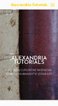Mobile Screenshot of alexandriatutorials.com